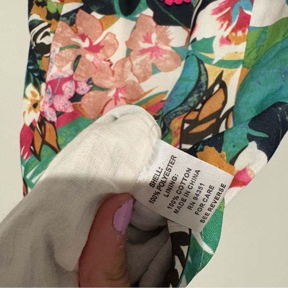 Jade Melody Tam Shift Pencil Dress Floral Garden Party Embroidered Boho small - Picture 6 of 7